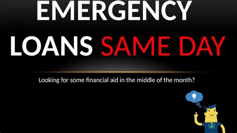 Emergency Same Day Loans