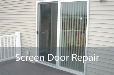 Emergency Screen Door Repair