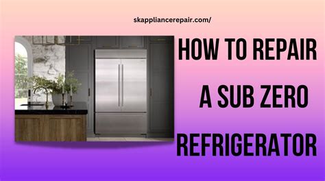 Emergency Sub-Zero Appliance Repair Services