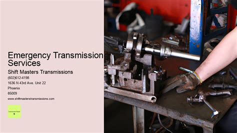 Emergency Transmission Repair Services