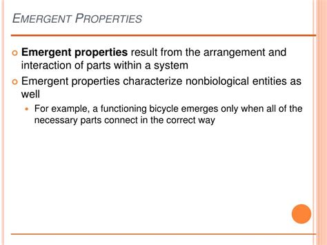 Unpacking the Elegance of Emergent Properties in Biology: A Comprehensive Definition