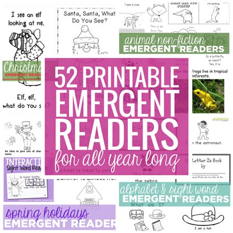 Emergent Readers Printable