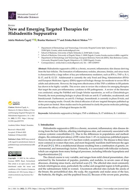 Emerging and Targeted Therapies