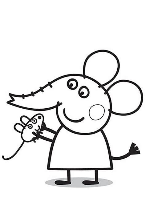 Emily Elephant Peppa Pig Coloring Pages