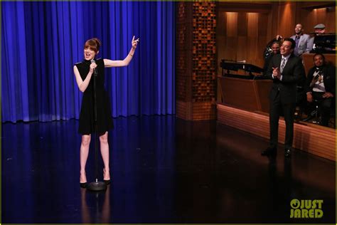 Emma Stone Lip Sync Jimmy Fallon