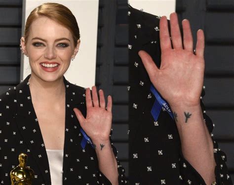 Emma Stone's Tattoos & Meanings Steal Her Style