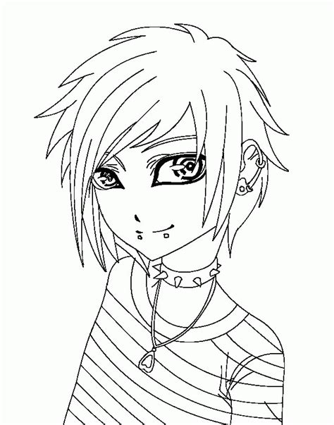 Emo Disney Coloring Pages