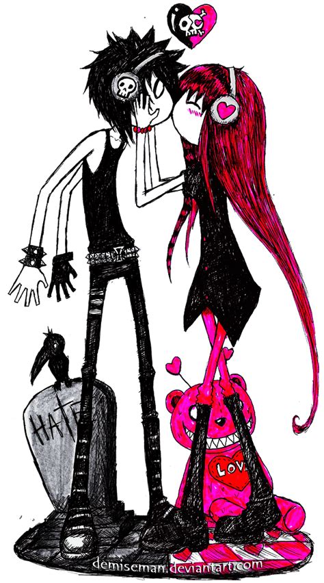 Emo Love Drawings Pictures