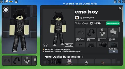 Emo Outfit Recommendations for Roblox 2023 Avatars