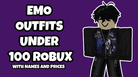 Emo Roblox Outfits Under 100 Robux
