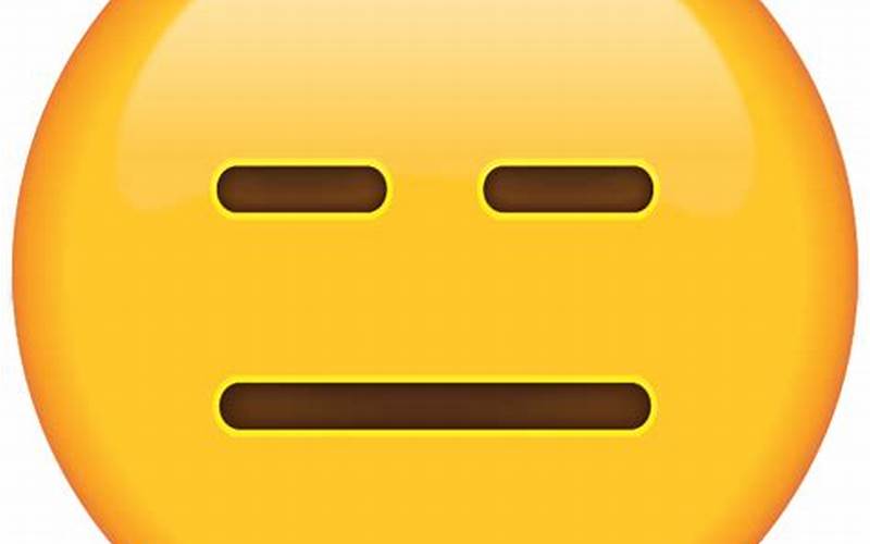 Emoji - Expressionless Face