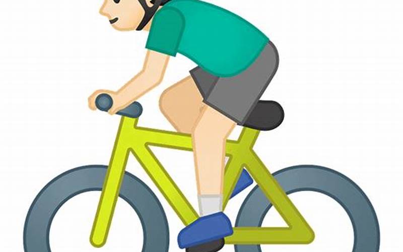 Emoji Biking Man