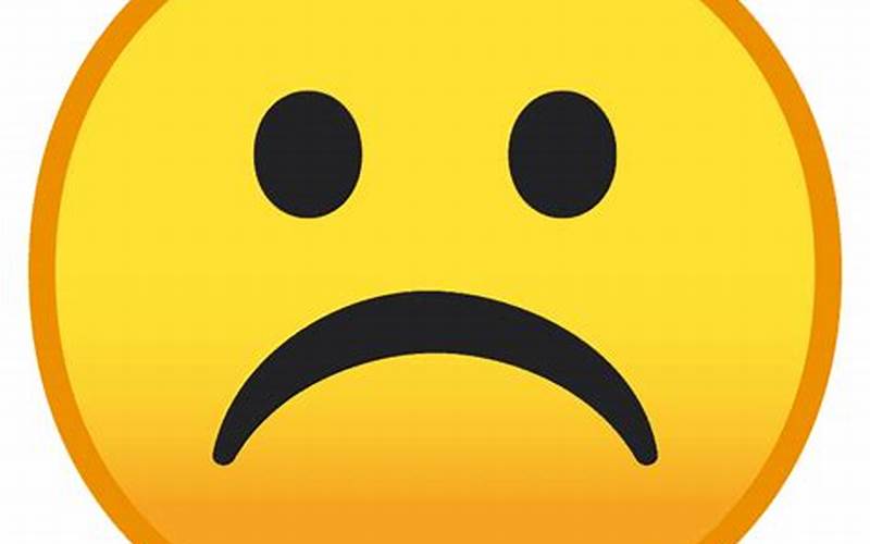 Emoji Frowning Face