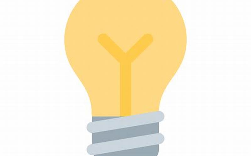 Emoji Lightbulb