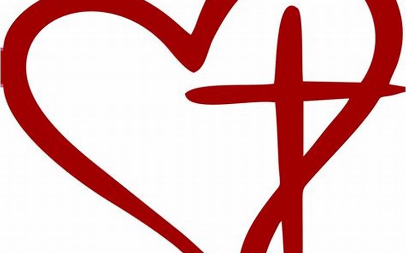 Emoji Of Heart And Cross