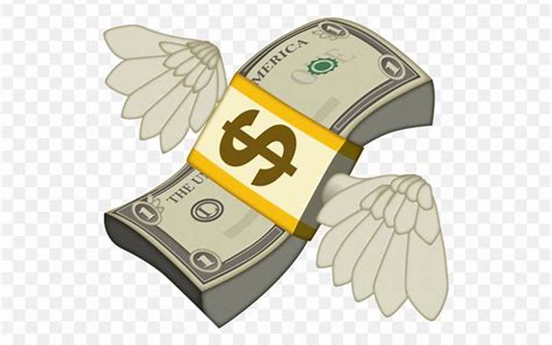 Emoji Of Money With Wings