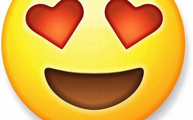 Emoji Smiling Face With Heart-Shaped Eyes