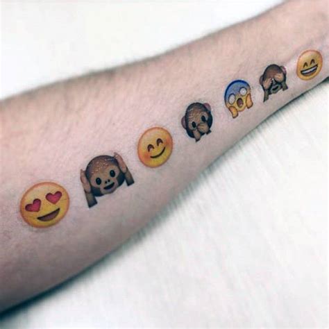 All the Feels 10 Emoji Tattoos Custom Tattoo Design