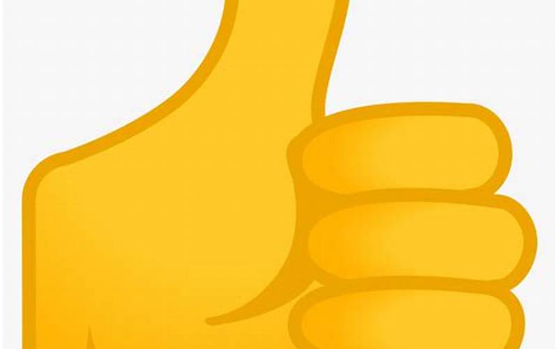 Emoji: Thumbs Up
