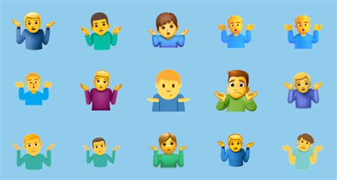 Emoji: Person Shrugging