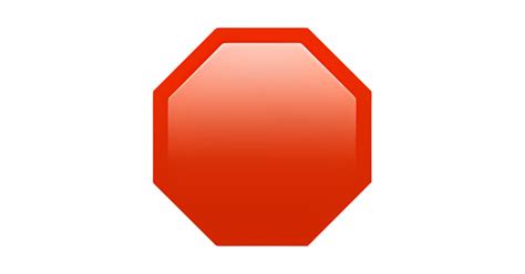 Emoji: Stop Sign