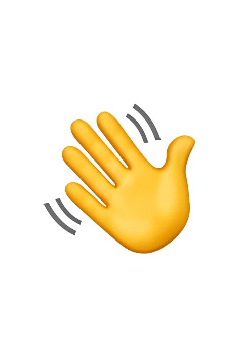 Emoji: Waving Hand