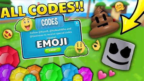 Emoji Simulator Codes Roblox - June 2023 -