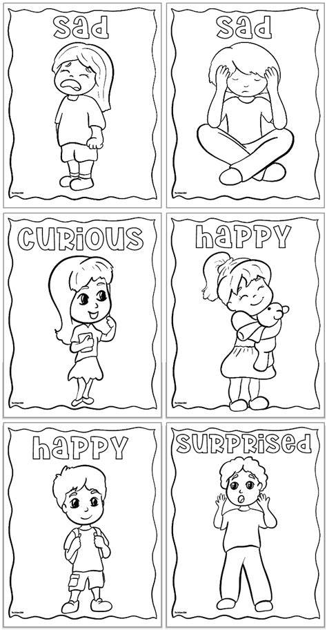 Emotion Coloring Pages
