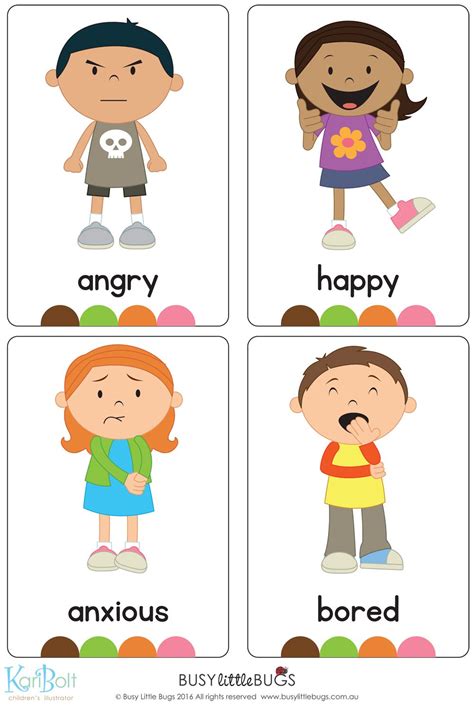 Emotion Flash Cards Free Printable