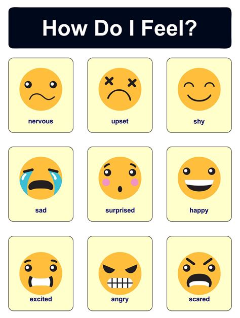Emotions Pictures Printable