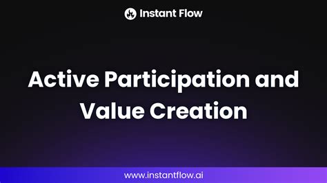 Emphasizing the Value of Active Participation