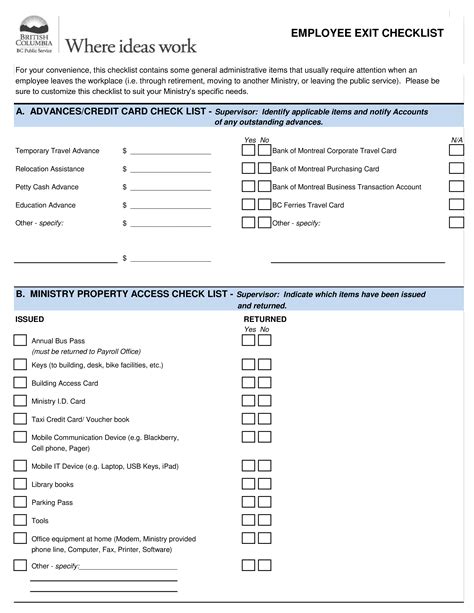 25 Employee Exit Interview forms in 2020 Interview format, Checklist