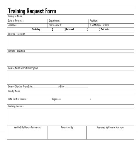 Virginia Training Request Form Download Fillable PDF Templateroller