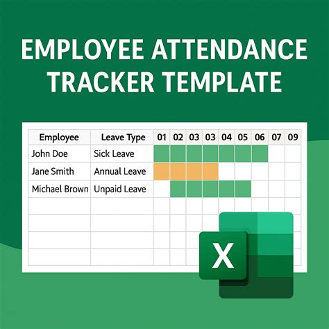 Employee Attendance Tracker Template Free