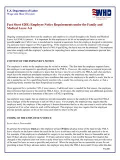Employee Notice Requirements