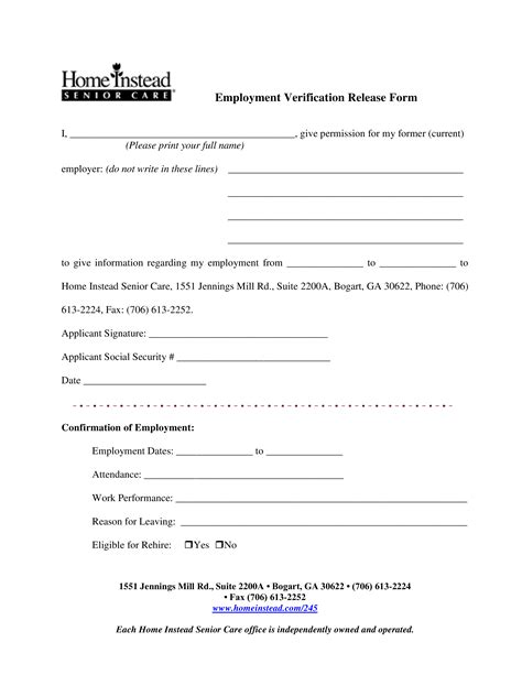 FREE 10+ Employment Verification Forms in PDF Ms Word
