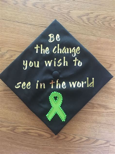 Empowering Others Mental Health Graduation Cap