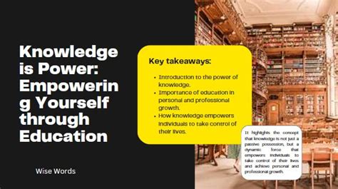 Empowering Yourself Through Knowledge