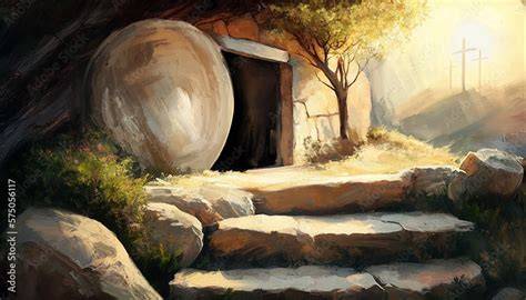 Empty Easter Tomb