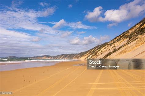 Empty beach australia
