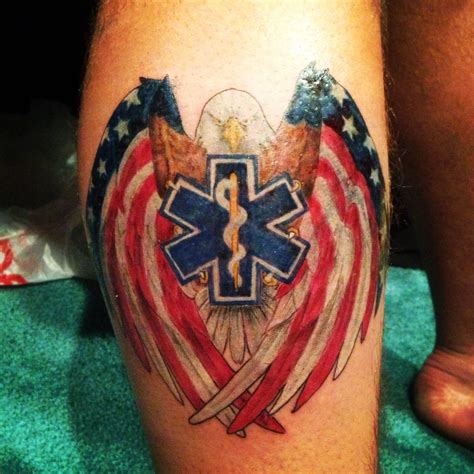 EMS EMT tattoo Watercolor AVInk Ems tattoos, Tattoos