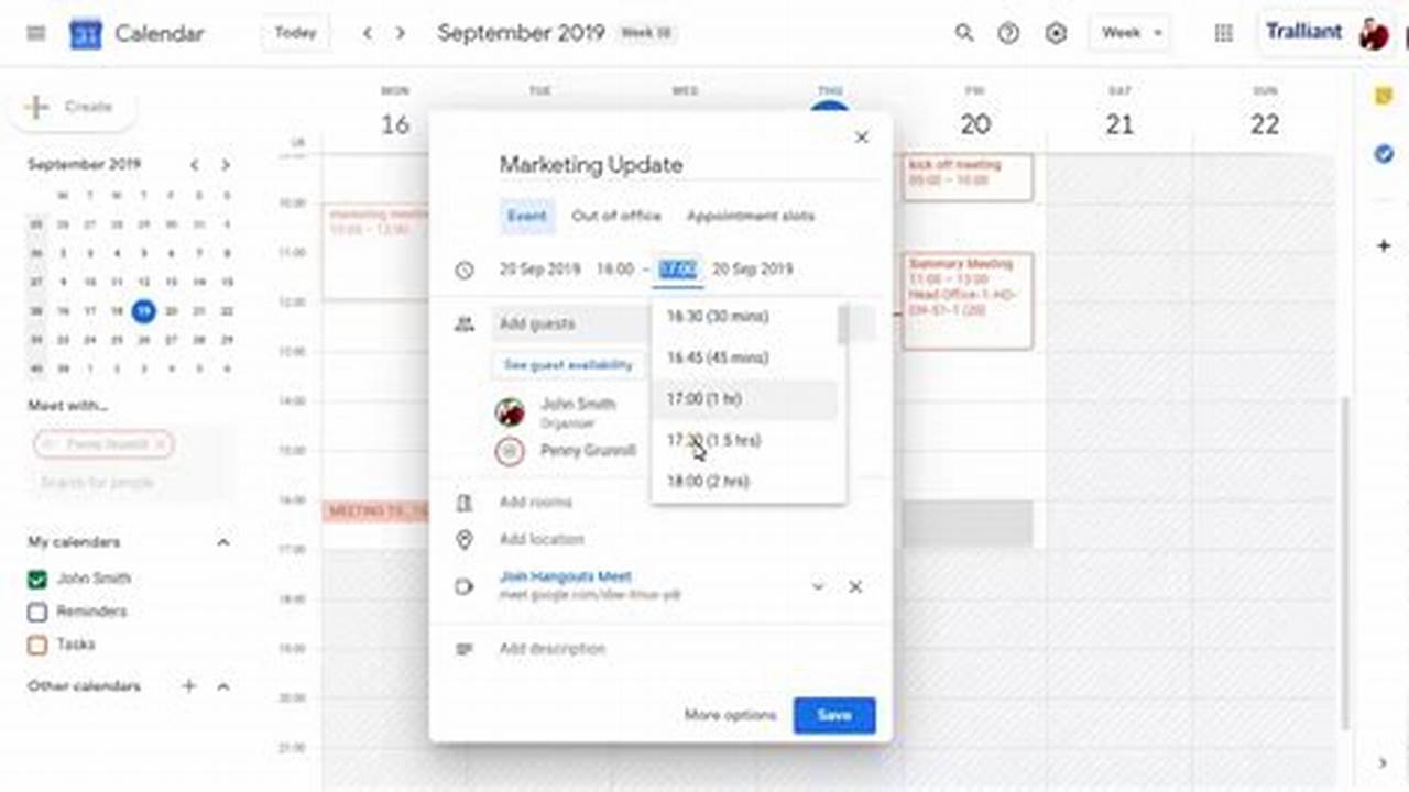 Enable Working Hours Google Calendar