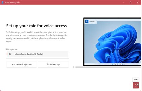 Enable &amp; Use Voice Access in Windows 11