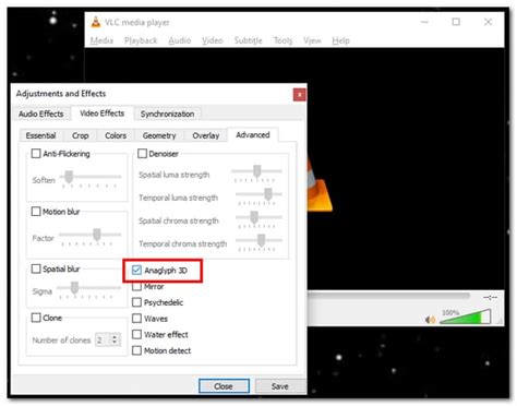 3D-Modus in VLC aktivieren