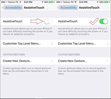 Enable AssistiveTouch on iOS Devices