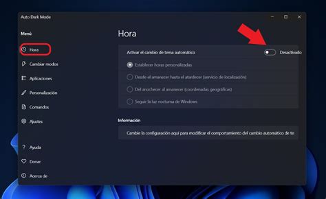 Enable Dark Mode Based on Time