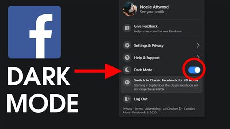 Enable Dark Mode for Facebook