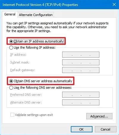 Enable Dynamic IP Address on Your Windows PC