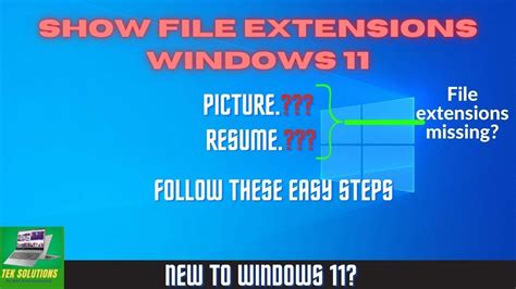 Enable File Extensions Permanently