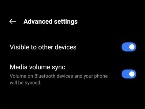 Enable Media Volume Sync